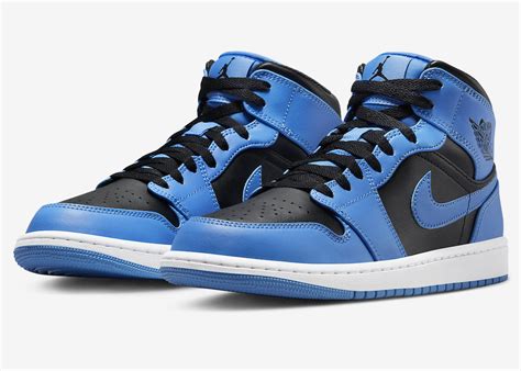 jordan 1 mid blue men's